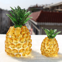 Элегантный Хрустальный бокал ананас ремесло для подарок
